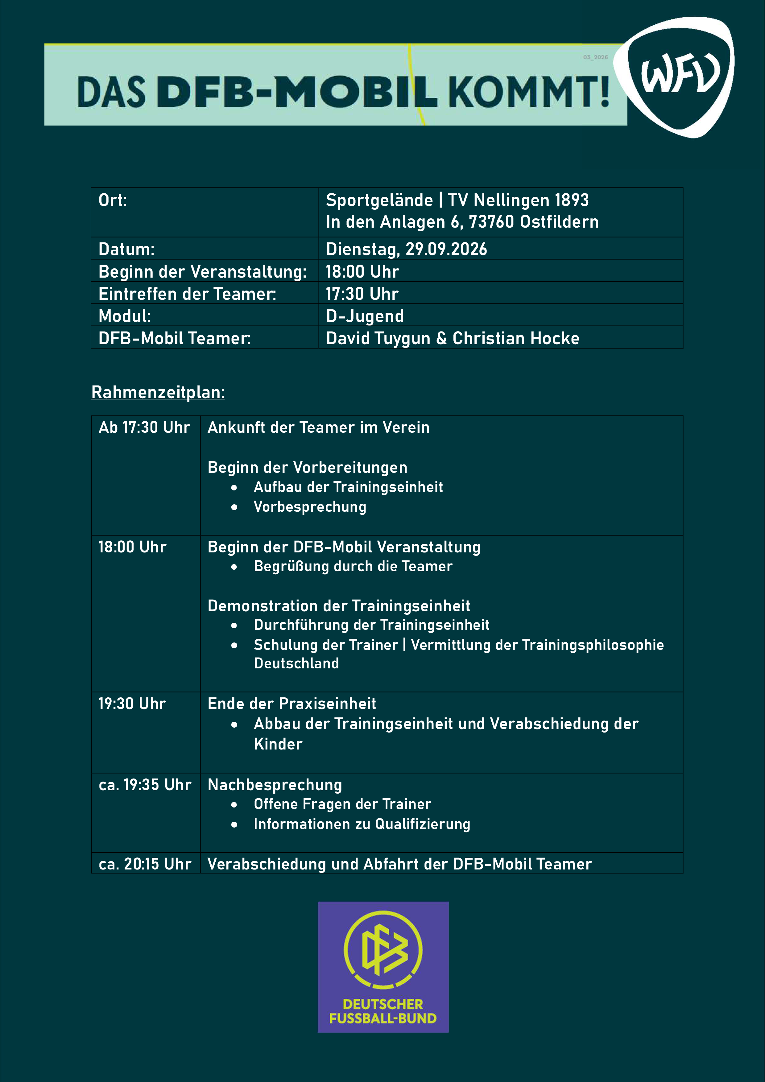 dfb mobile Programm