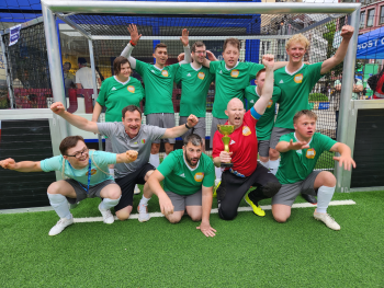 Turniersieger beim Jubiläumscup der Diakonie Stetten