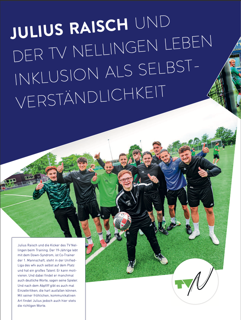 Julius Raisch und der TV Nellingen leben Inklusion als Selbstverständlichkeit