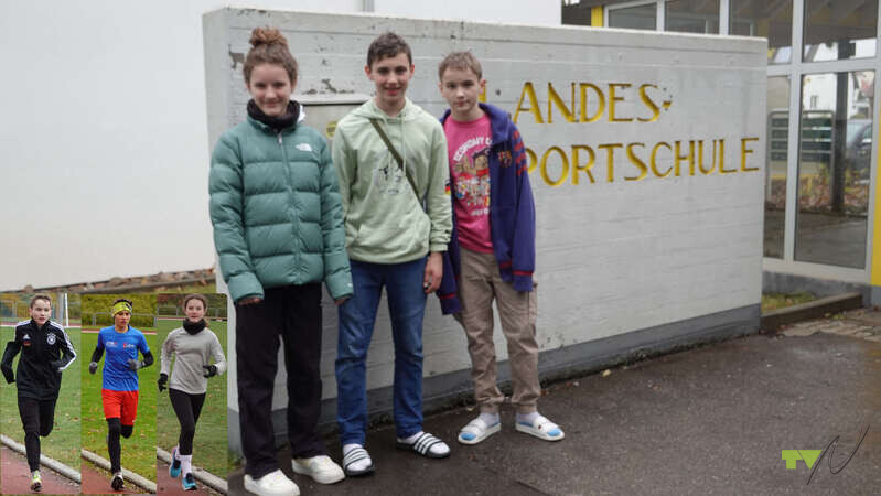 Unsere U14-Leichtathleten an der Landessportschule in Tailfingen