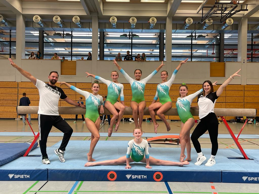 3. Platz beim Bezirksfinale Gerätturnen LK Mannschaft weiblich