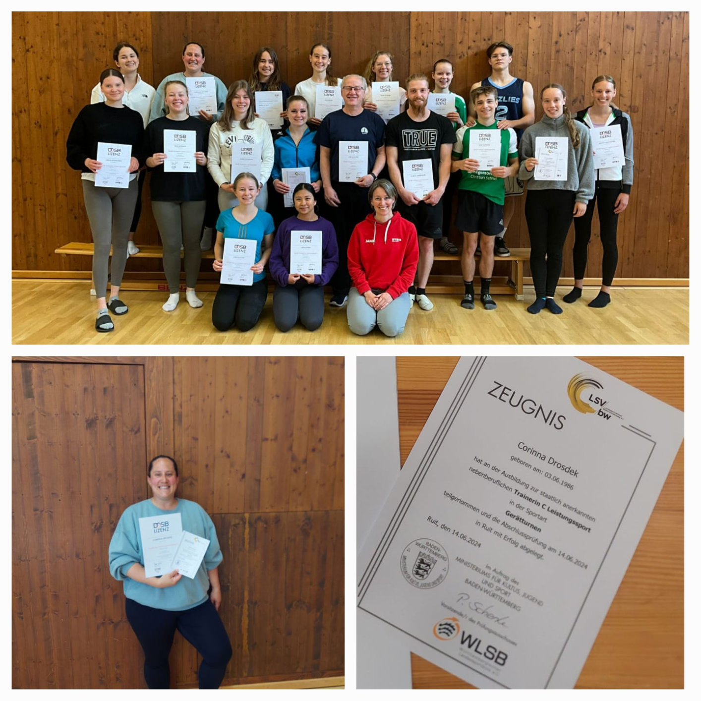 Corinna Drosdek wird Trainer C