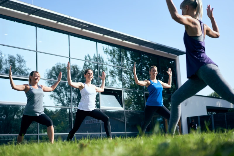 Yoga am Morgen