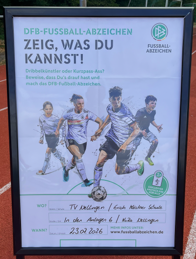 Sepp-Herberger-Tag am 23.07.2026 - Eine Kooperation zwischen dem TV Nellingen und der Erich-Kästner-Grundschule