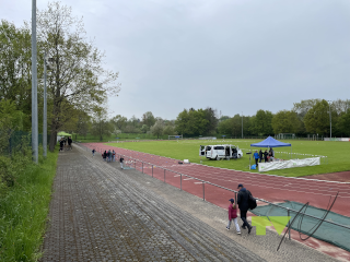 Stadion am frühen Morgen
