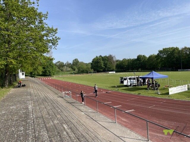 Stadion am frühen Morgen