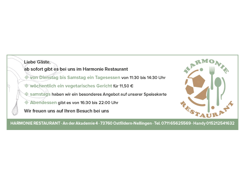 Restaurant Harmonie